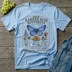 Karner Blue Butterfly Field Guide T-Shirt