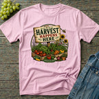 Harvest Happens Here Gardening T-Shirt