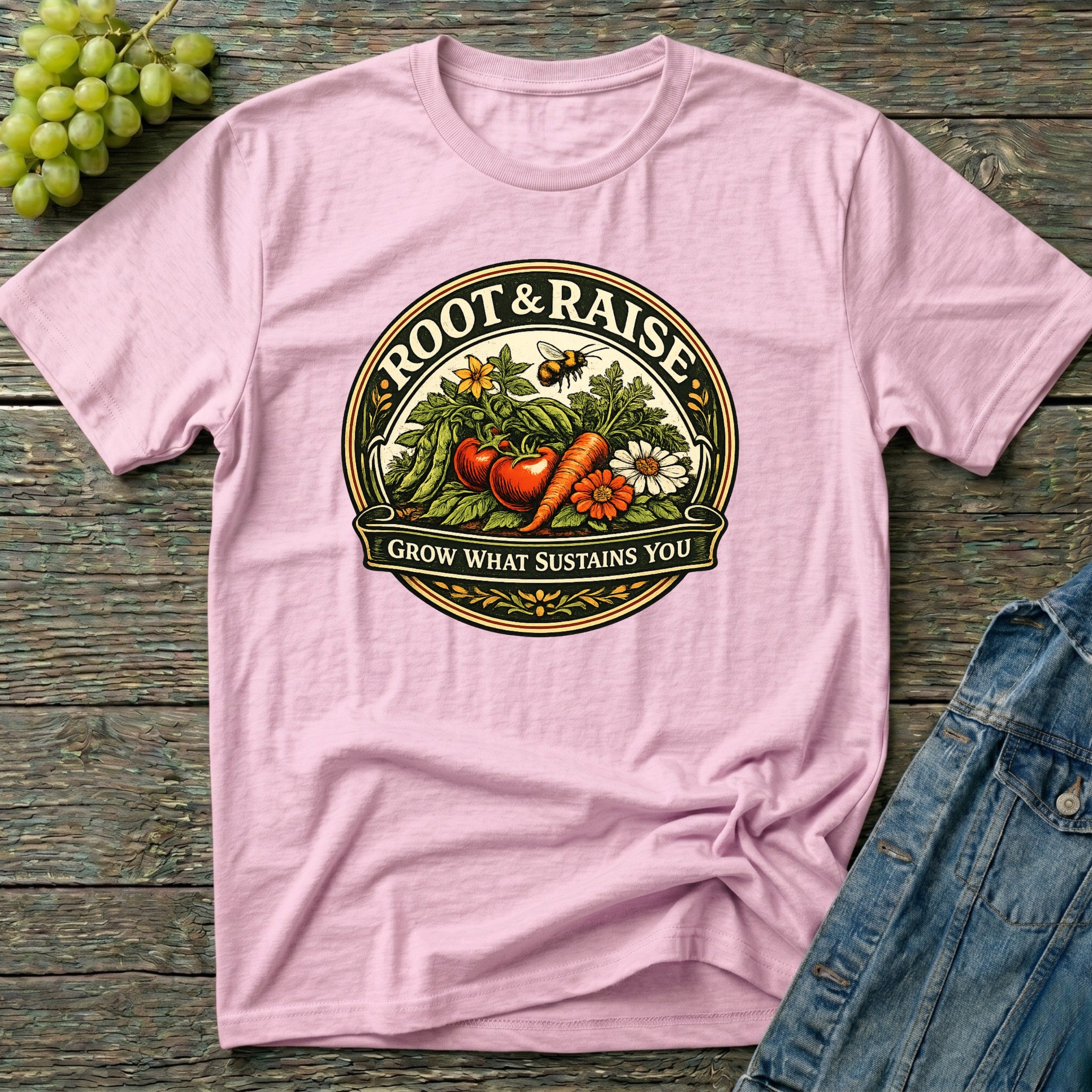 Grow What Sustains You T-Shirt - Vintage