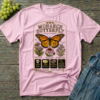 Monarch Butterfly Native Pollinator Field Guide T-Shirt