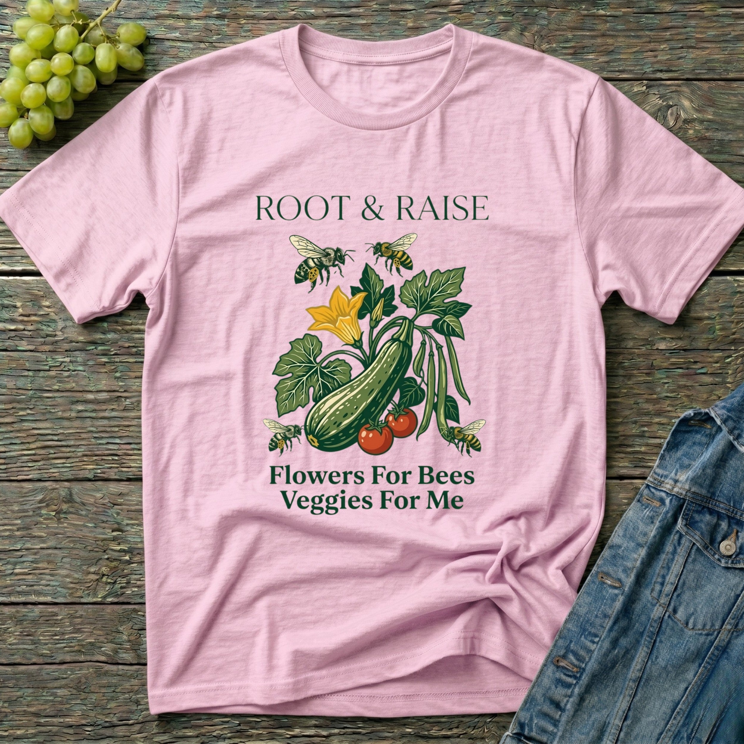 Flowers For Bees Veggies For Me T-Shirt