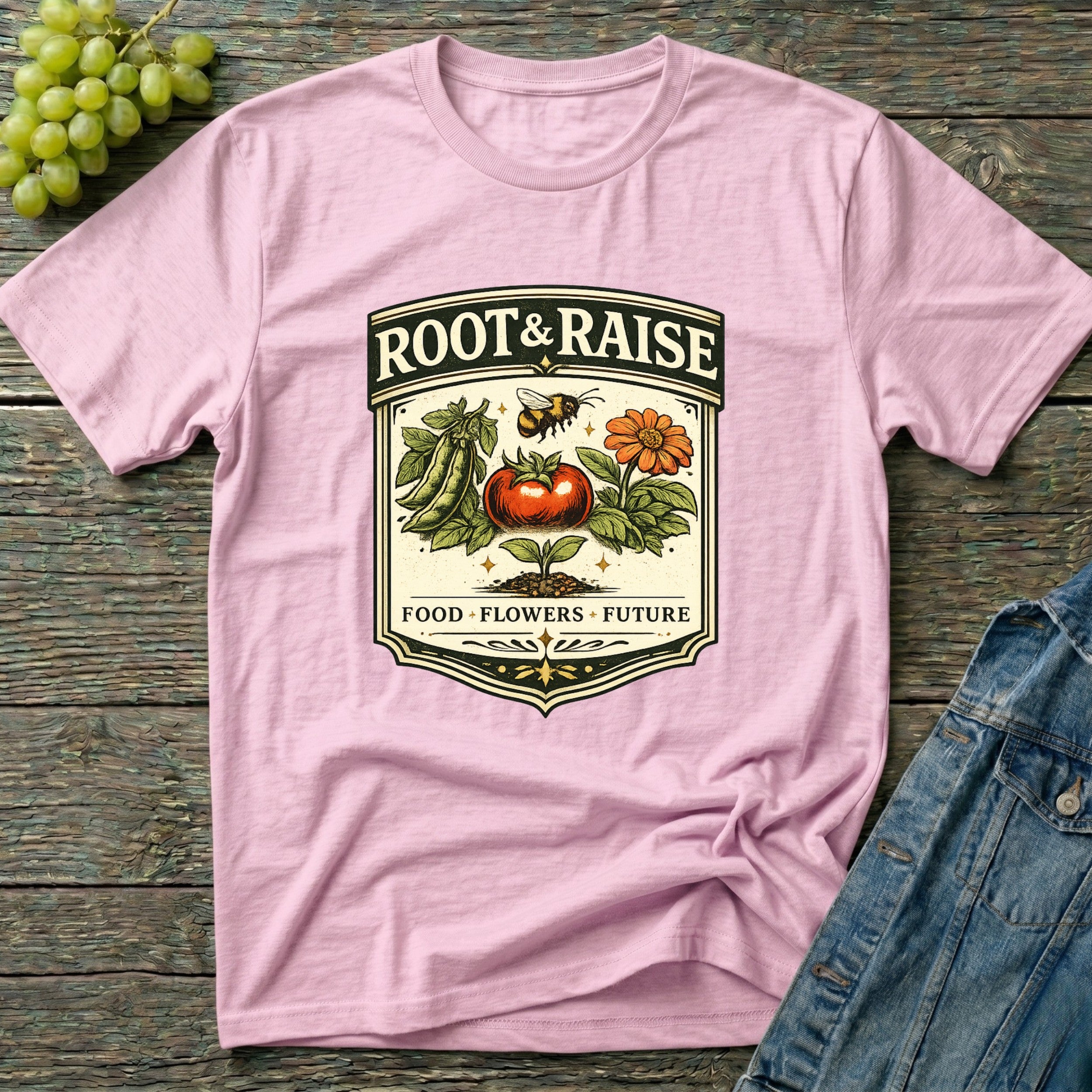 Food Flowers Future T-Shirt