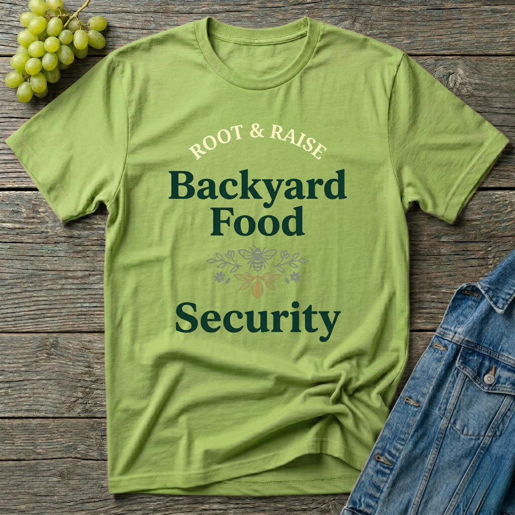 Backyard Food Security T-Shirt - Bold
