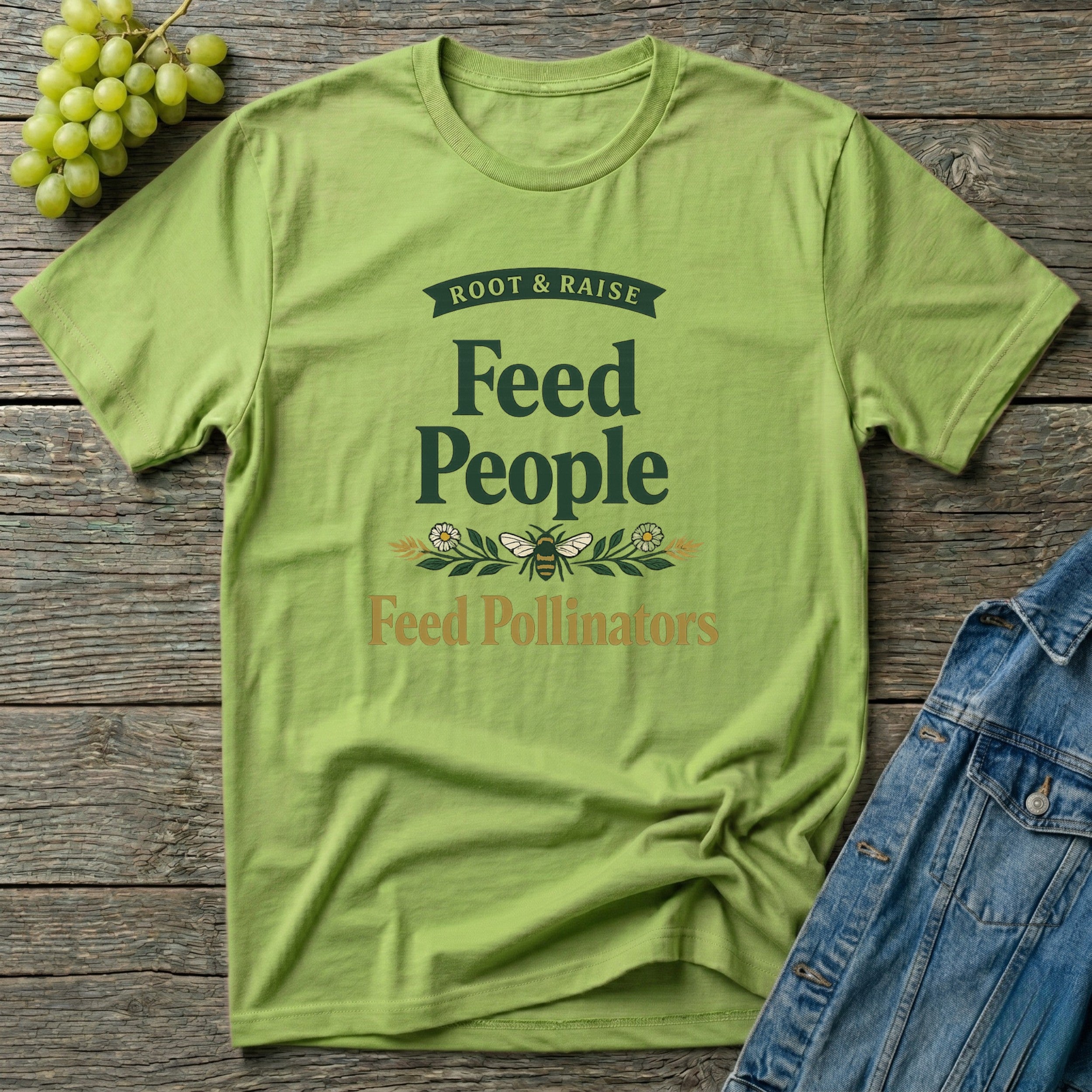 Feed People Feed Pollinators T-Shirt - Vintage