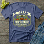 Backyard Food Starts With Bees T-Shirt - Vintage
