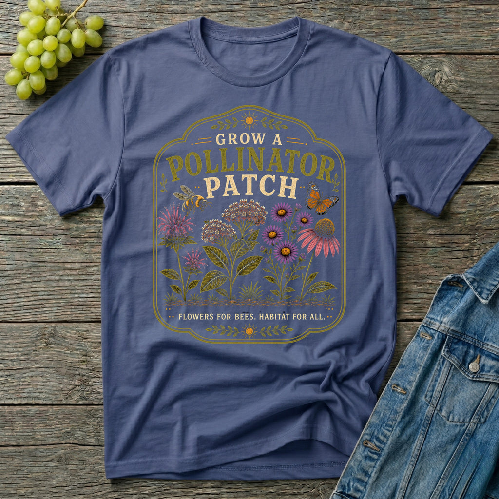 Grow a Pollinator Patch Native Garden T-Shirt
