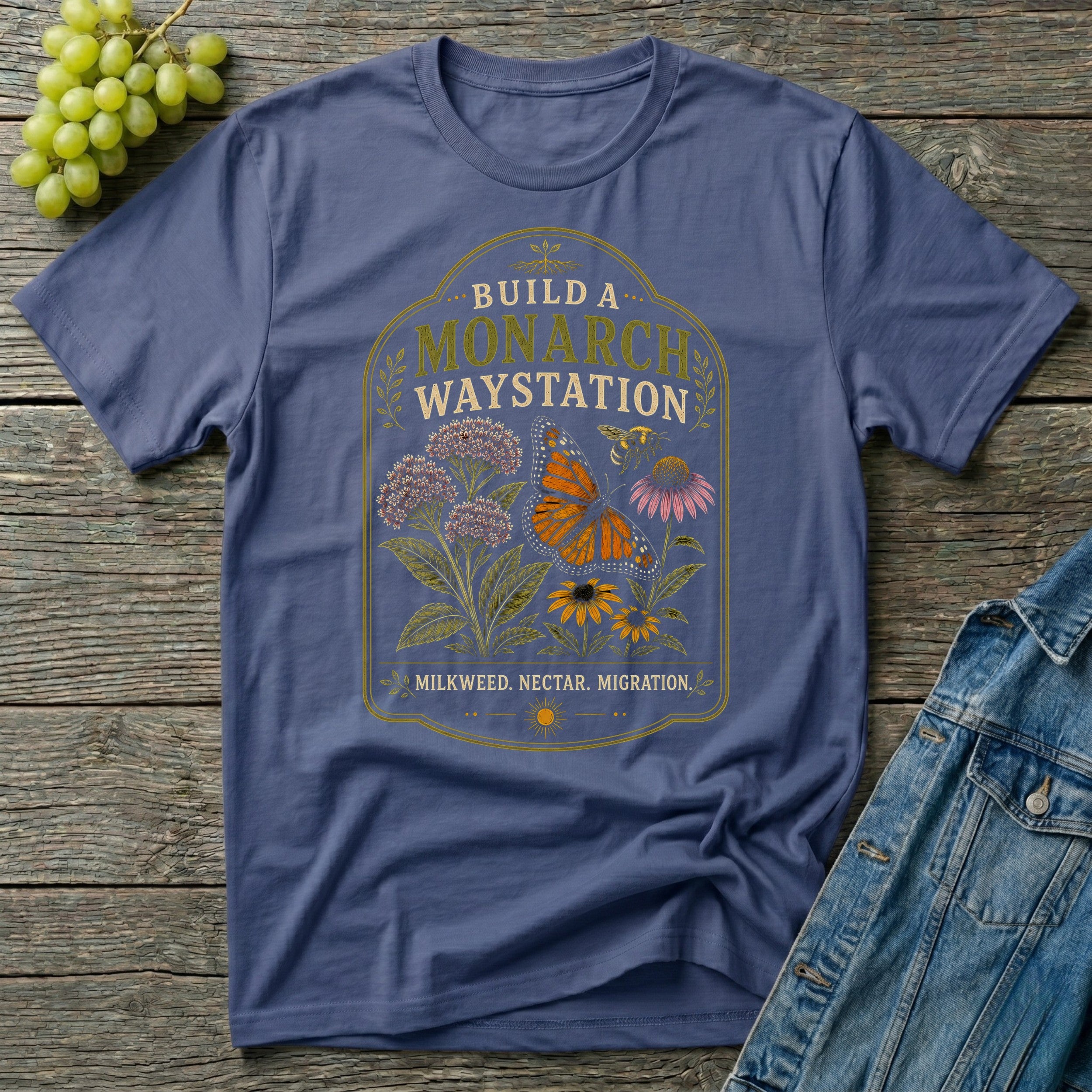 Build a Monarch Waystation Native Plant T-Shirt