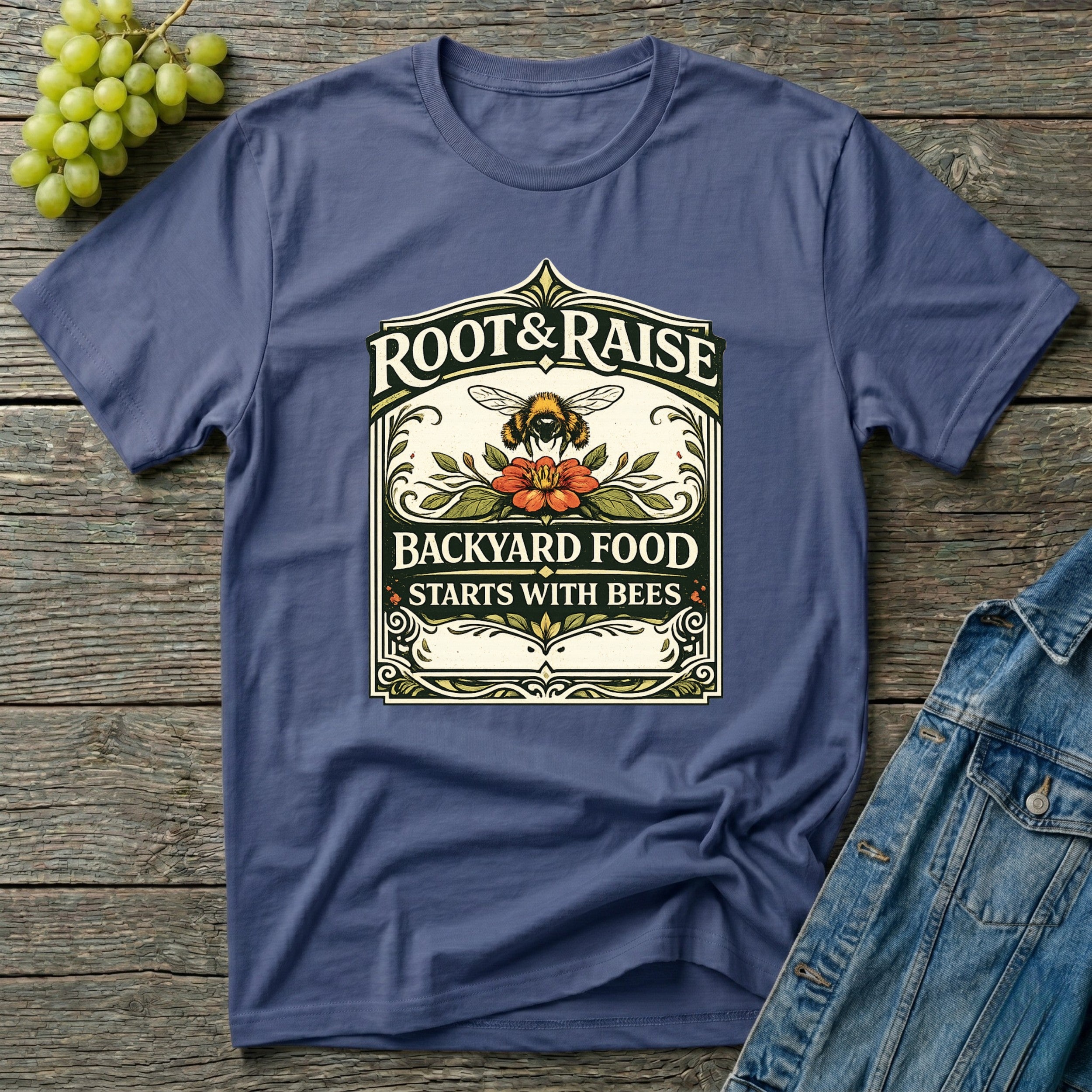 Backyard Food Starts With Bees T-Shirt