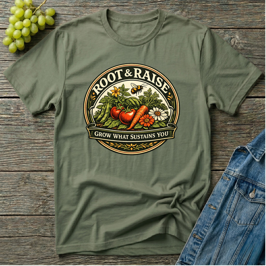 Grow What Sustains You T-Shirt - Vintage