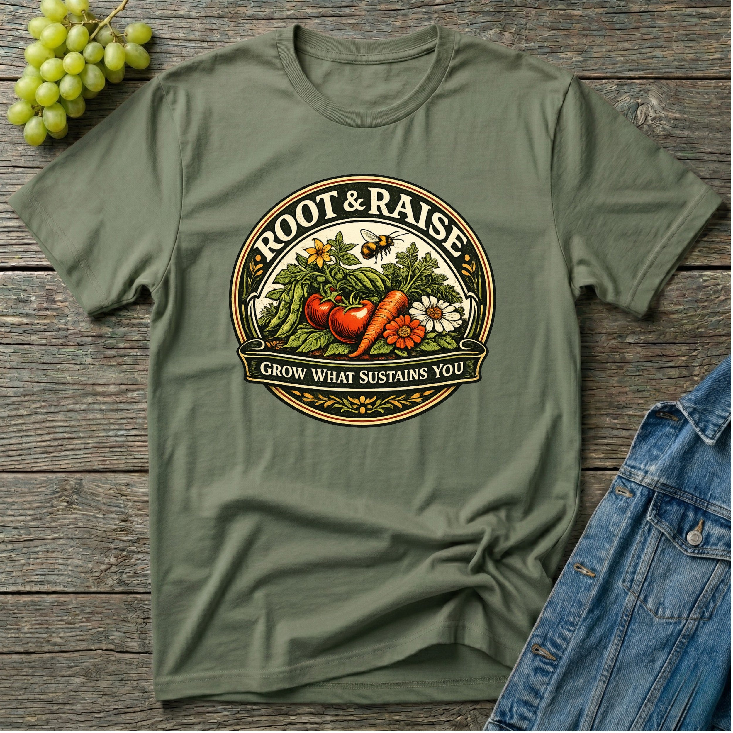 Grow What Sustains You T-Shirt - Vintage