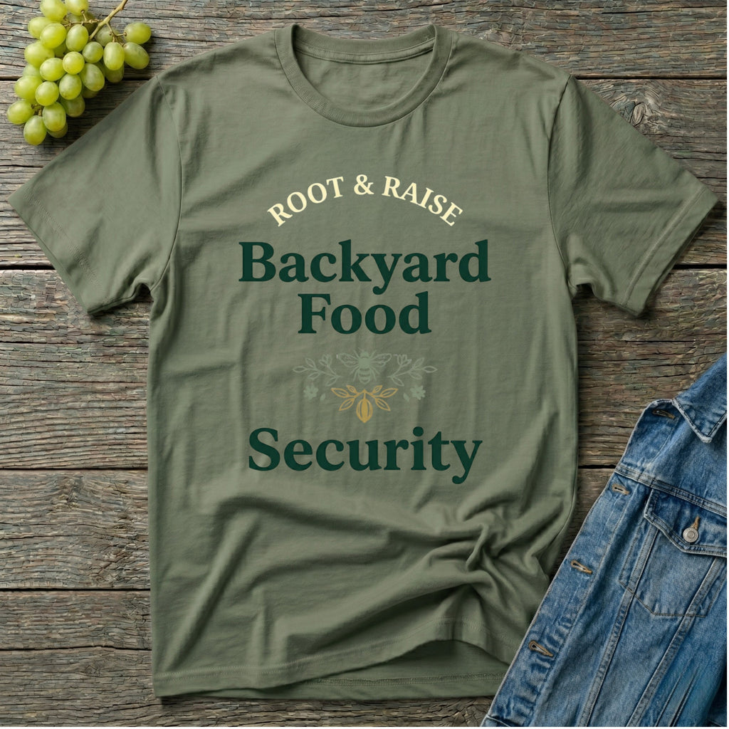 Backyard Food Security T-Shirt - Bold