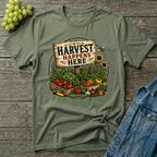 Harvest Happens Here Gardening T-Shirt