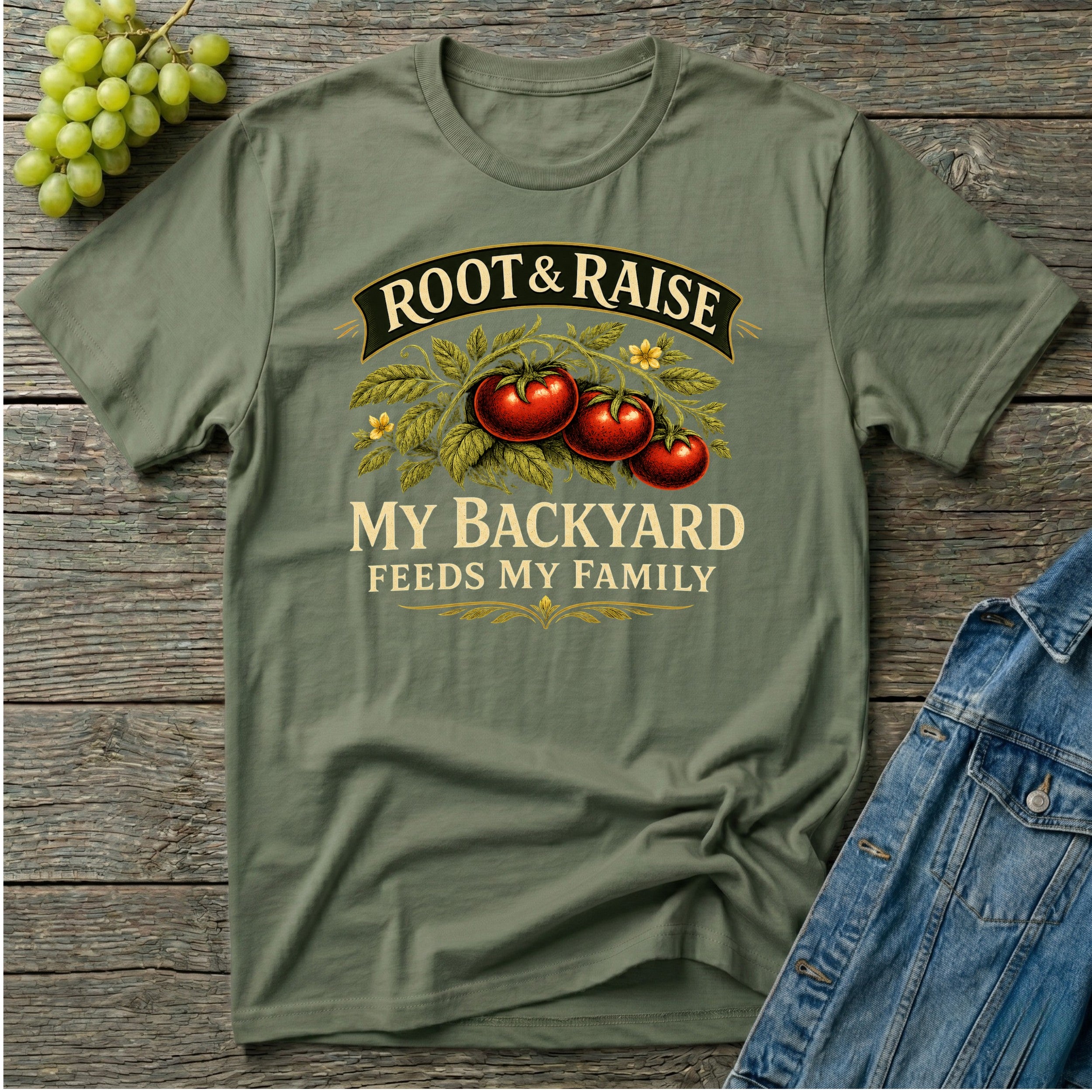 My Backyard Feeds My Family Gardening T-Shirt