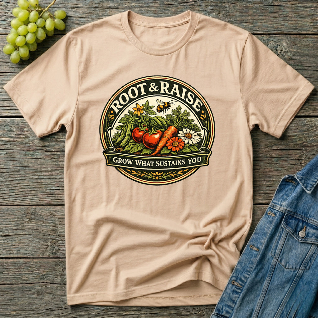 Grow What Sustains You T-Shirt - Vintage