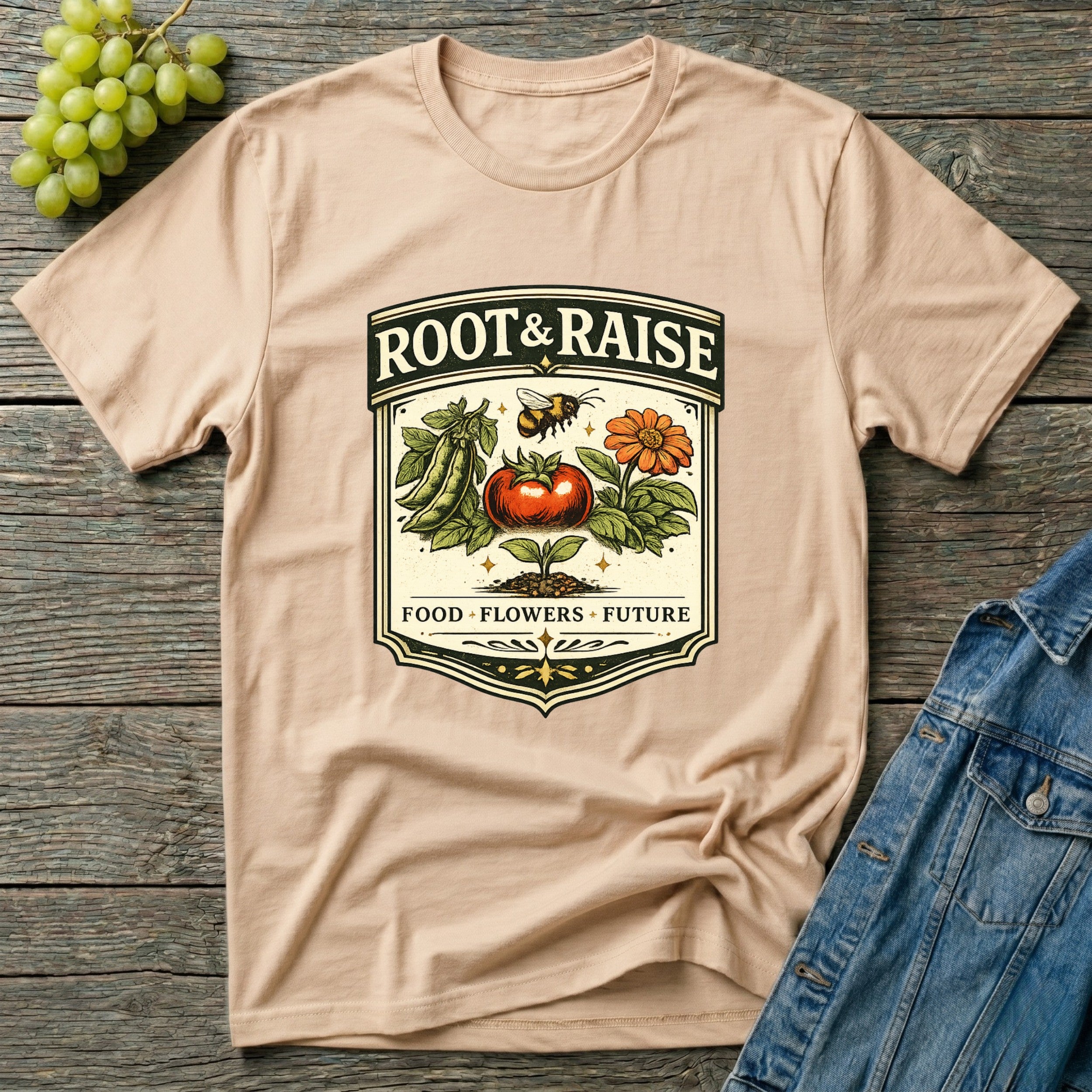 Food Flowers Future T-Shirt