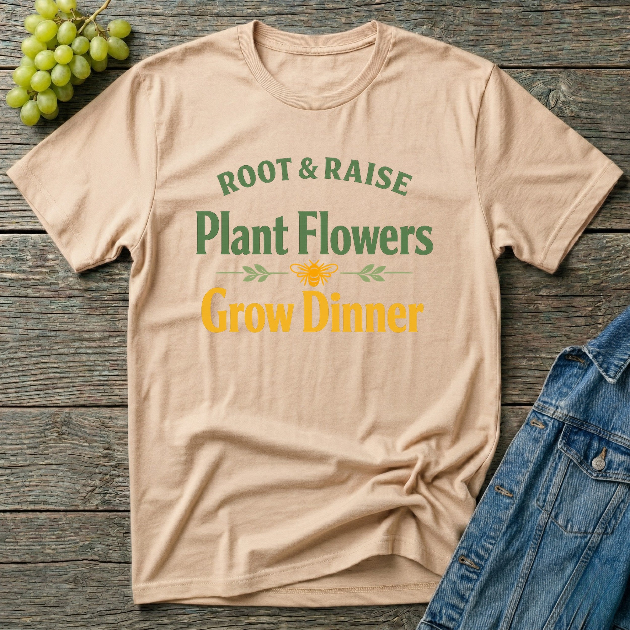 Plant Flowers Grow Dinner T-Shirt