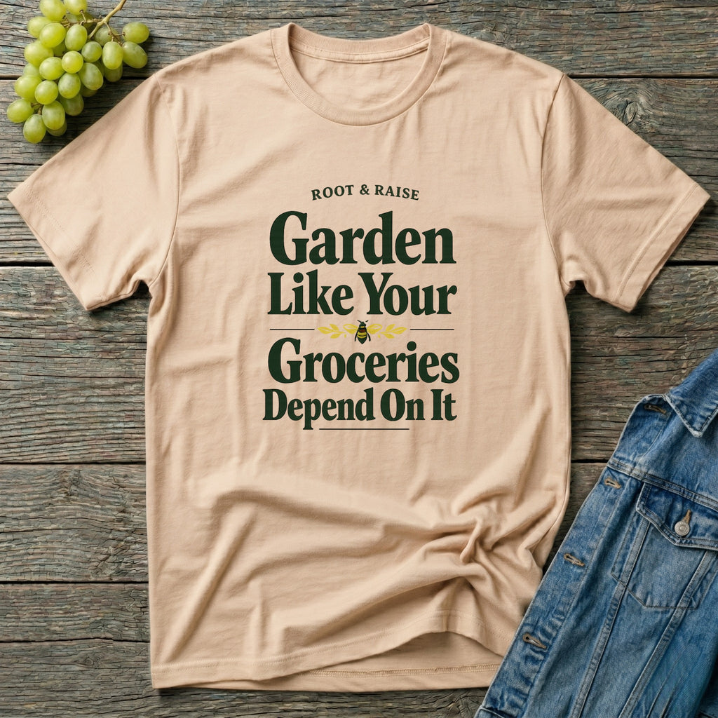 Garden Like Your Groceries Depend On It T-Shirt