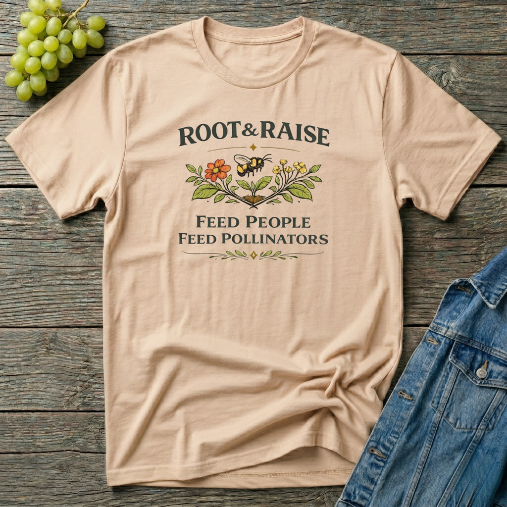 Feed People Feed Pollinators T-Shirt