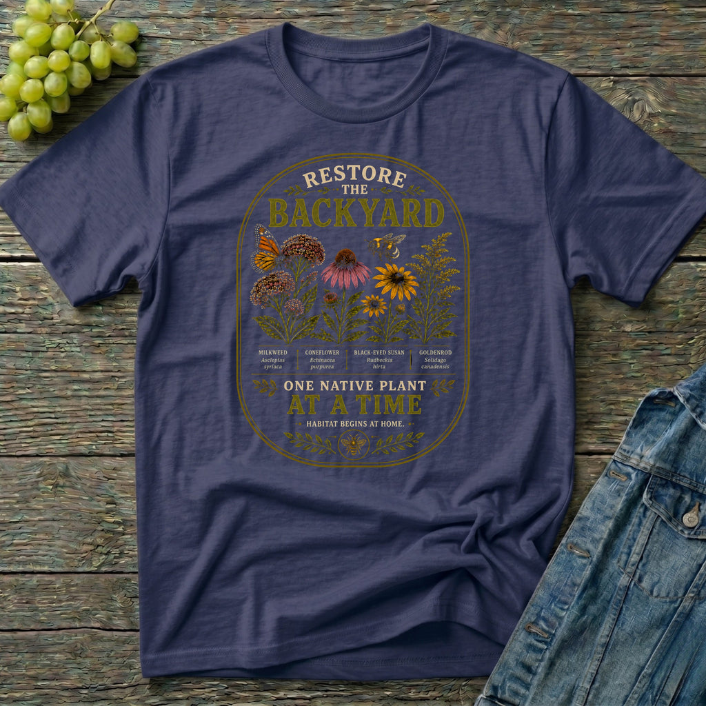 Restore the Backyard Native Plant T-Shirt