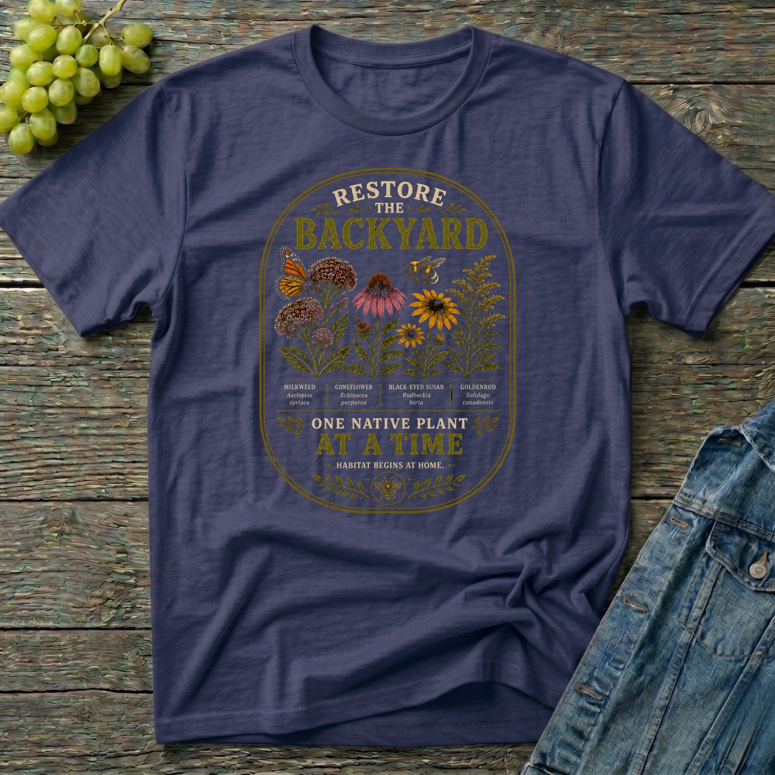 Restore the Backyard Native Plant T-Shirt