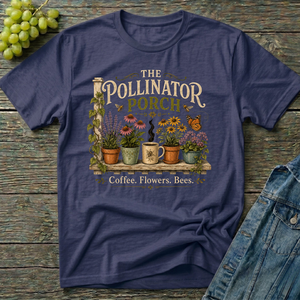 The Pollinator Porch Garden T-Shirt