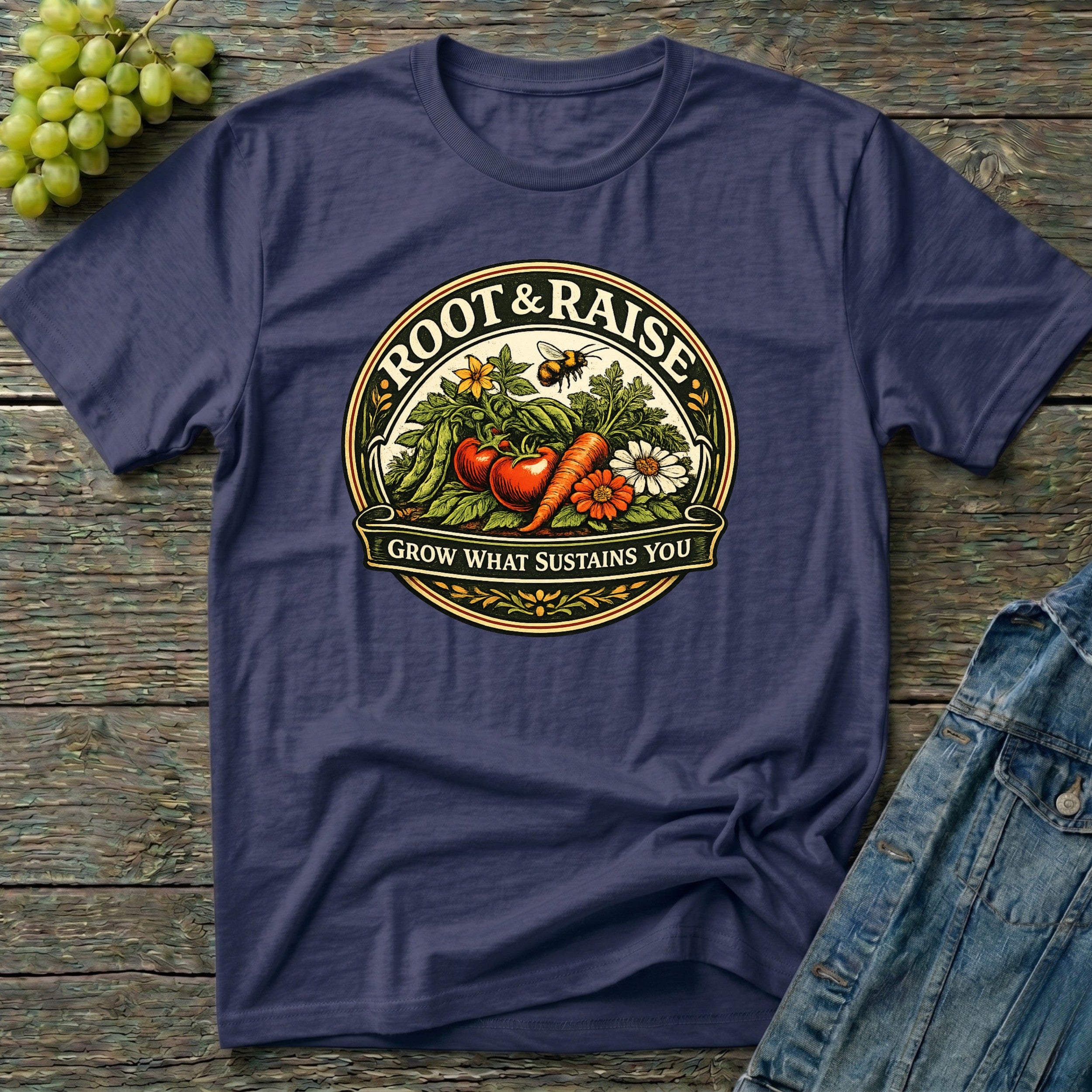 Grow What Sustains You T-Shirt - Vintage