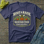 Backyard Food Starts With Bees T-Shirt - Vintage