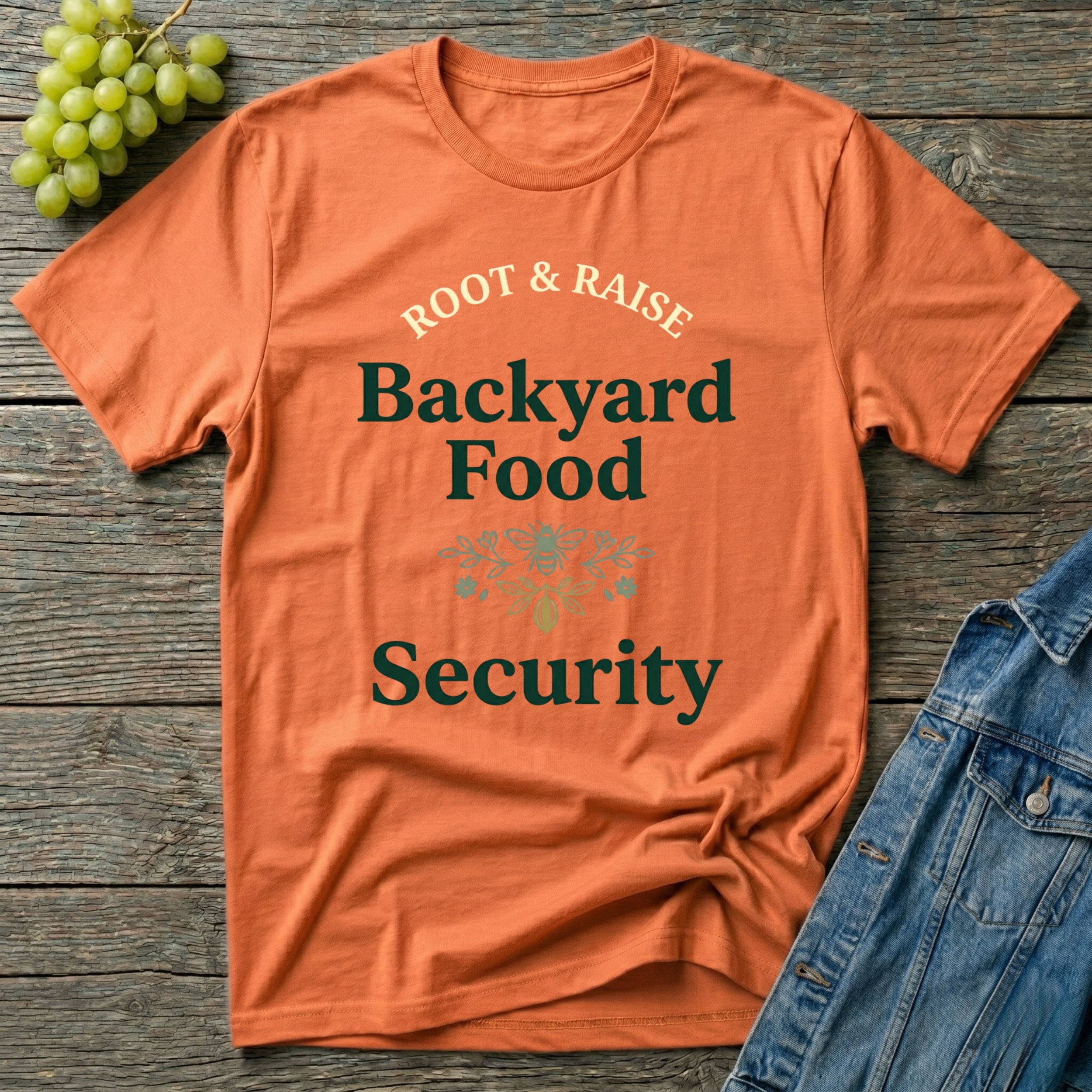 Backyard Food Security T-Shirt - Bold
