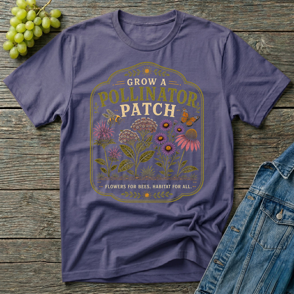 Grow a Pollinator Patch Native Garden T-Shirt