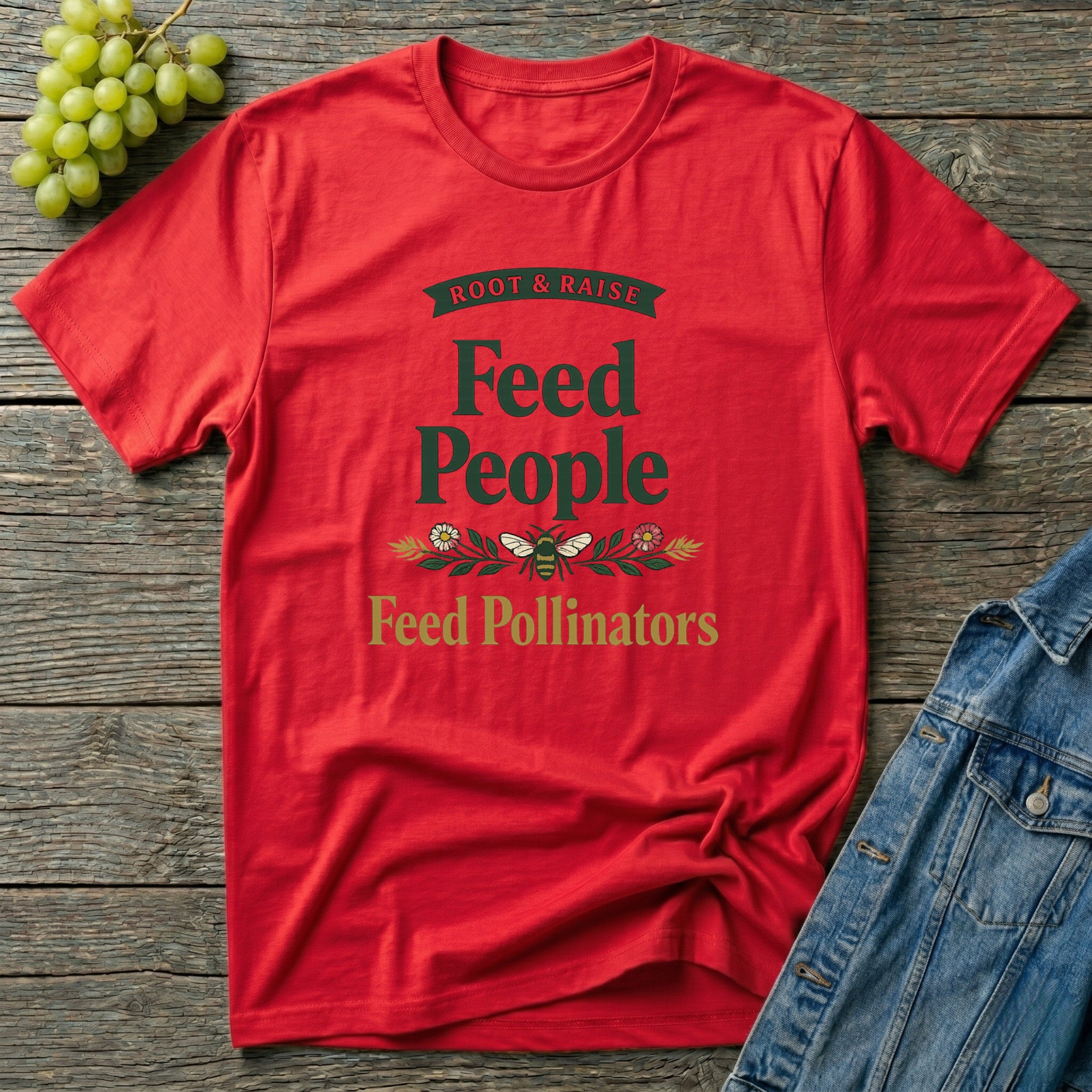 Feed People Feed Pollinators T-Shirt - Vintage