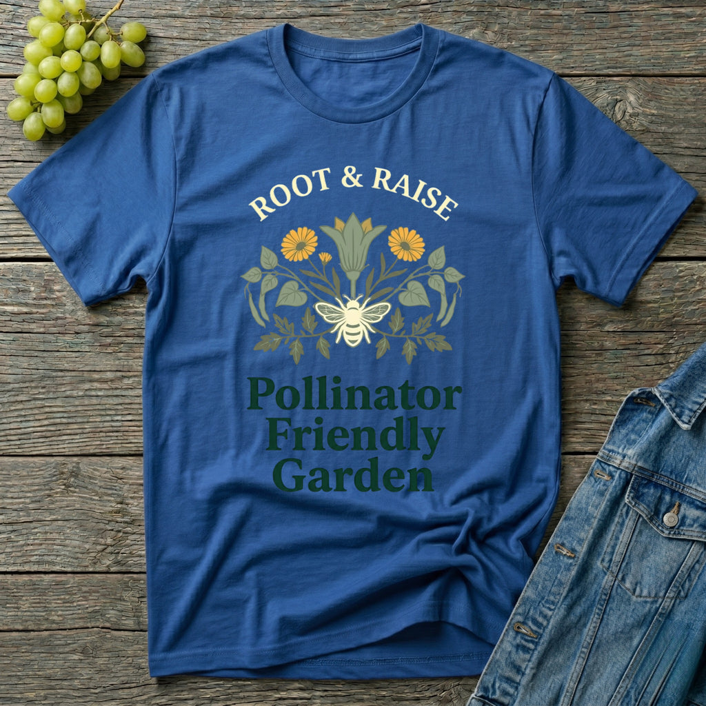 Pollinator Friendly Garden T-Shirt - Sketch