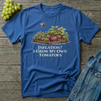 Inflation? I Grow My Own Tomatoes T-Shirt - Dark