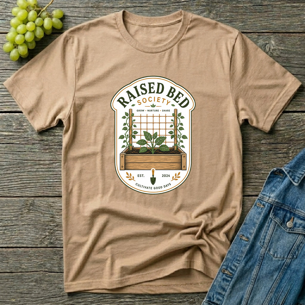 Raised Bed Society Gardening T-Shirt