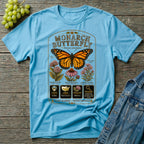 Monarch Butterfly Native Pollinator Field Guide T-Shirt