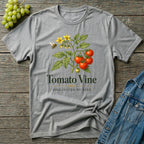 Tomato Vine Pollinated by Bees Gardening T-Shirt
