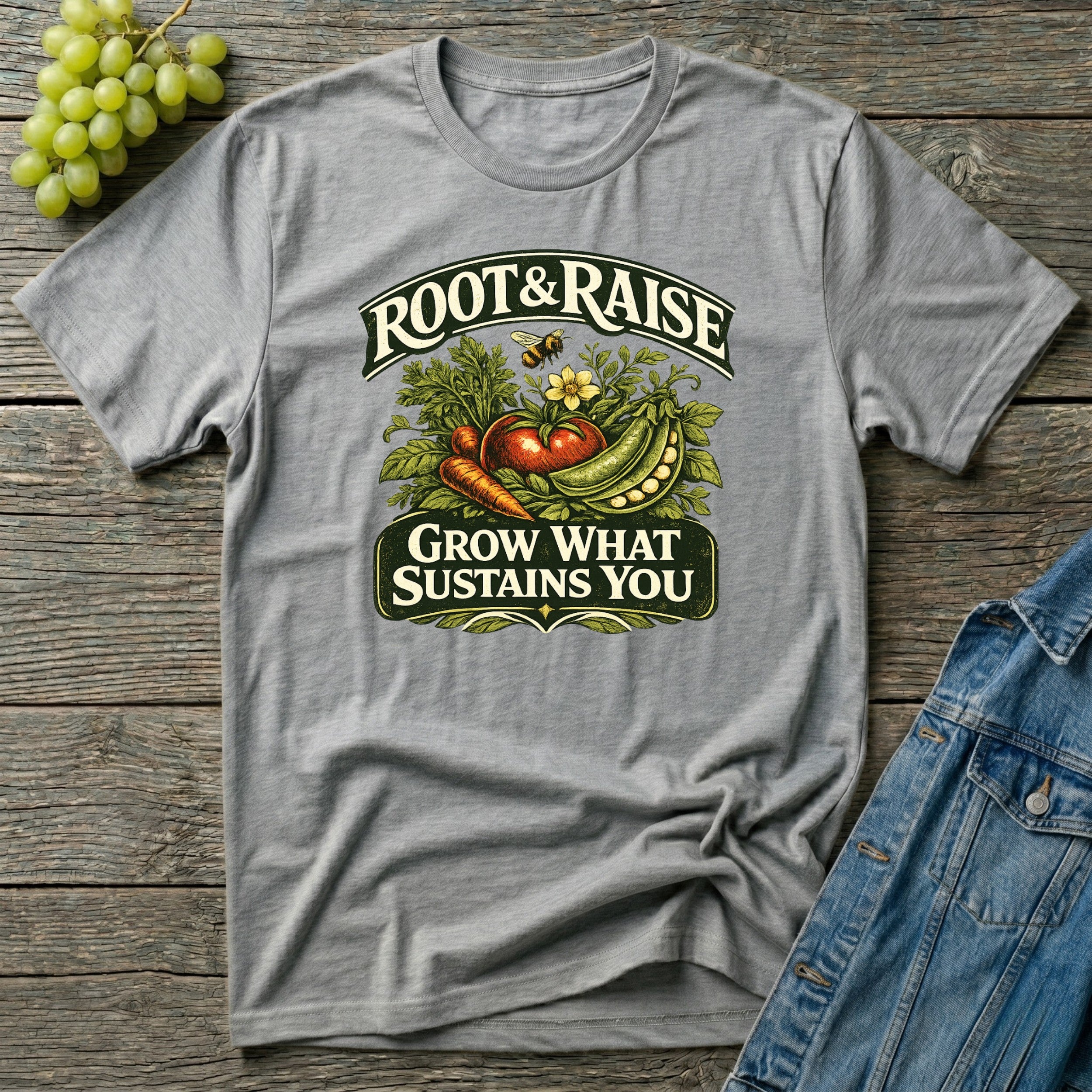 Grow What Sustains You T-Shirt - Illustrated