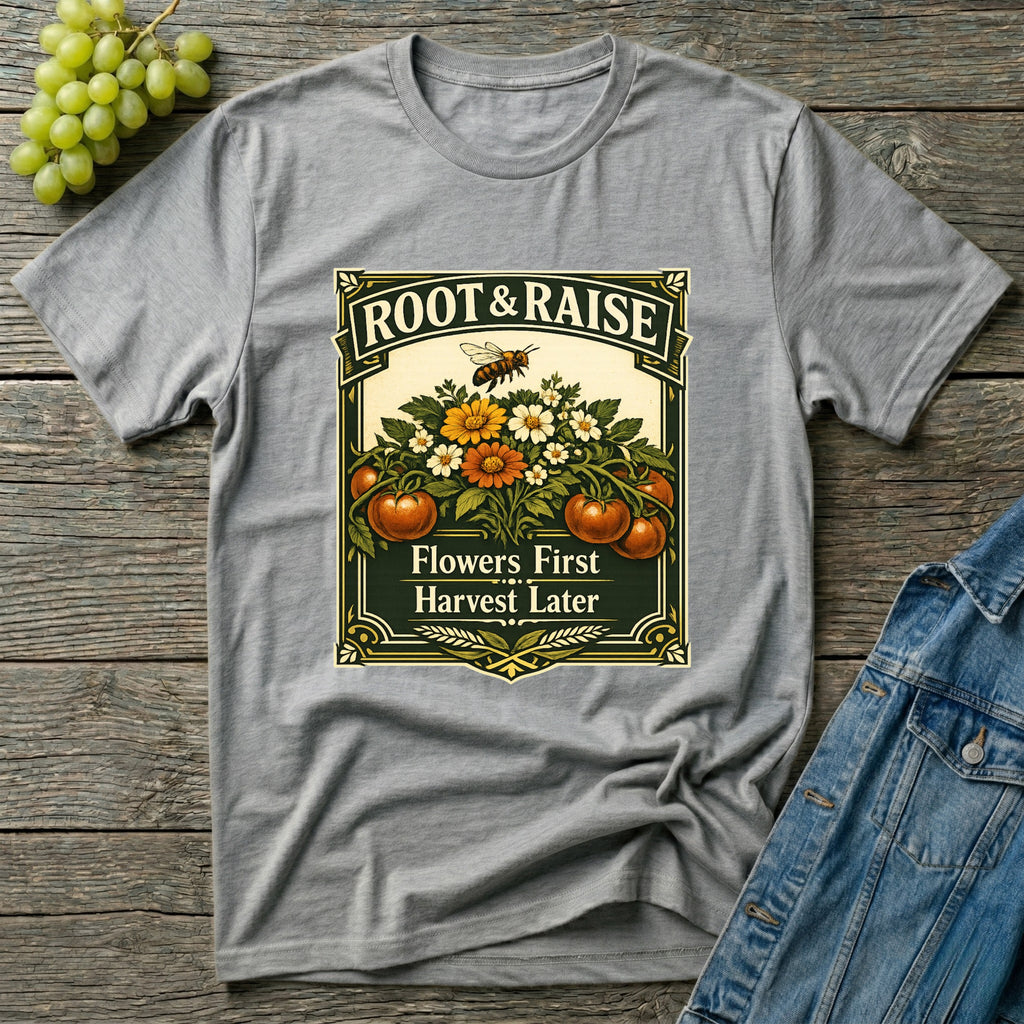 Flowers First Harvest Later T-Shirt