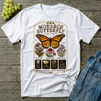Monarch Butterfly Native Pollinator Field Guide T-Shirt
