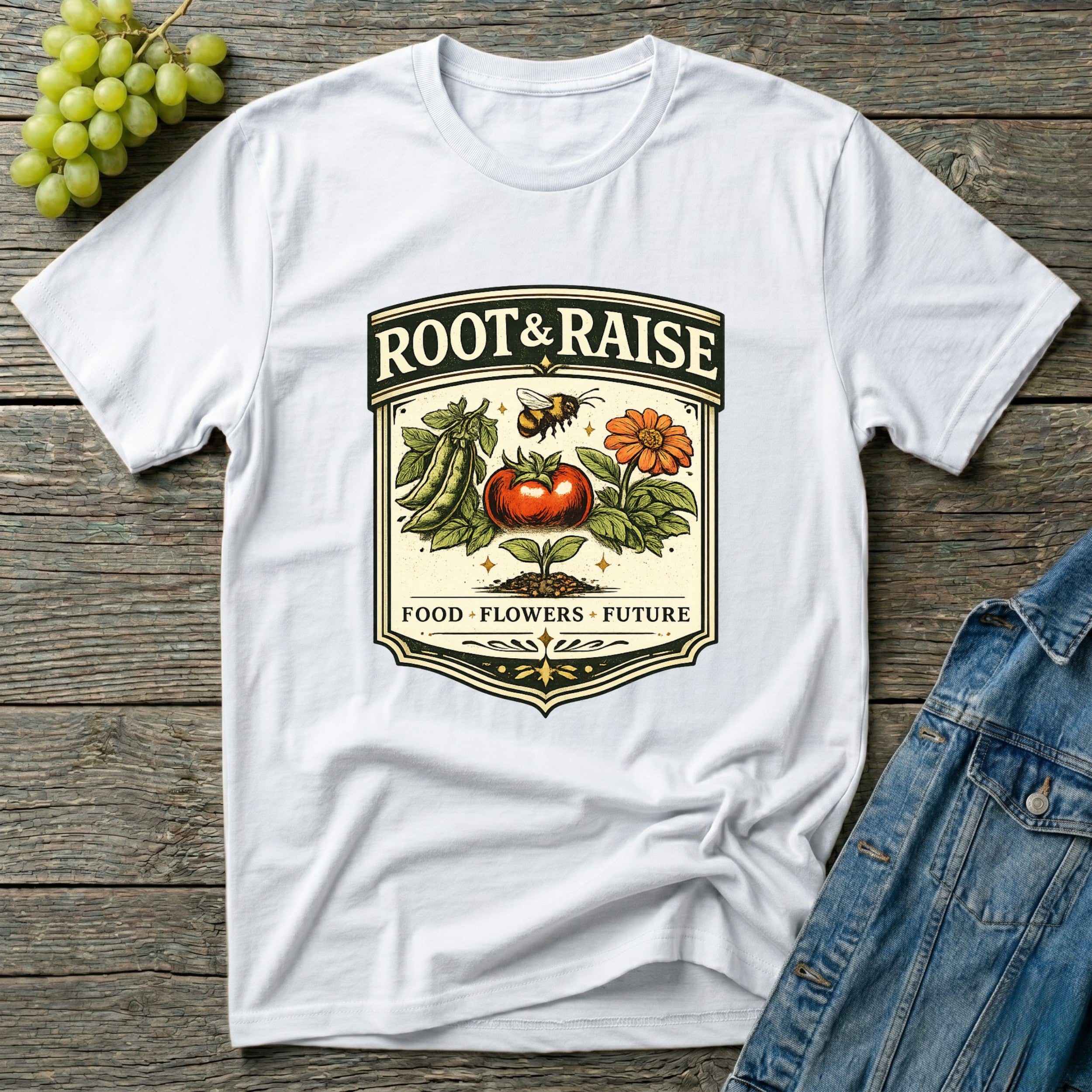 Food Flowers Future T-Shirt