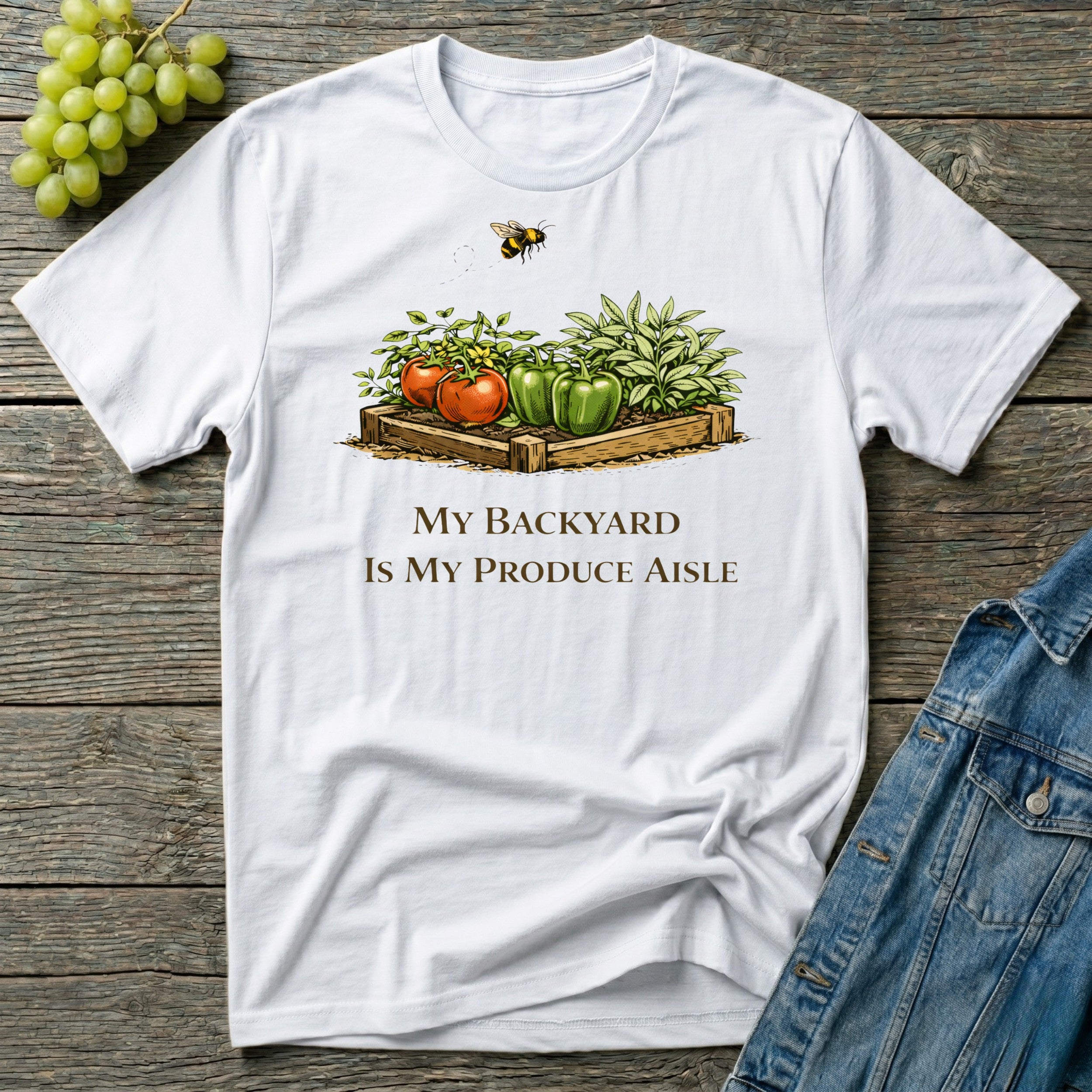 My Backyard Is My Produce Aisle Vintage T-Shirt