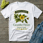 Cucumber Flower Future Food Gardening T-Shirt