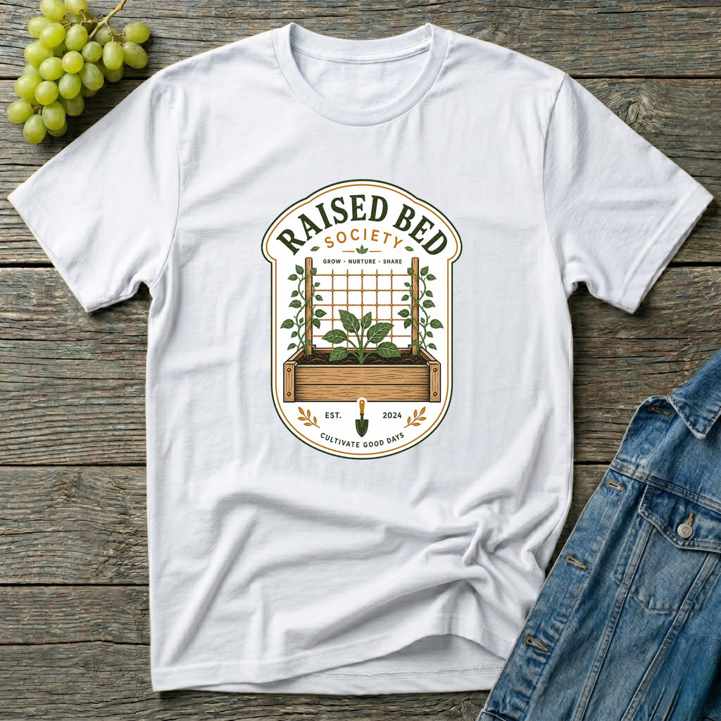 Raised Bed Society Gardening T-Shirt