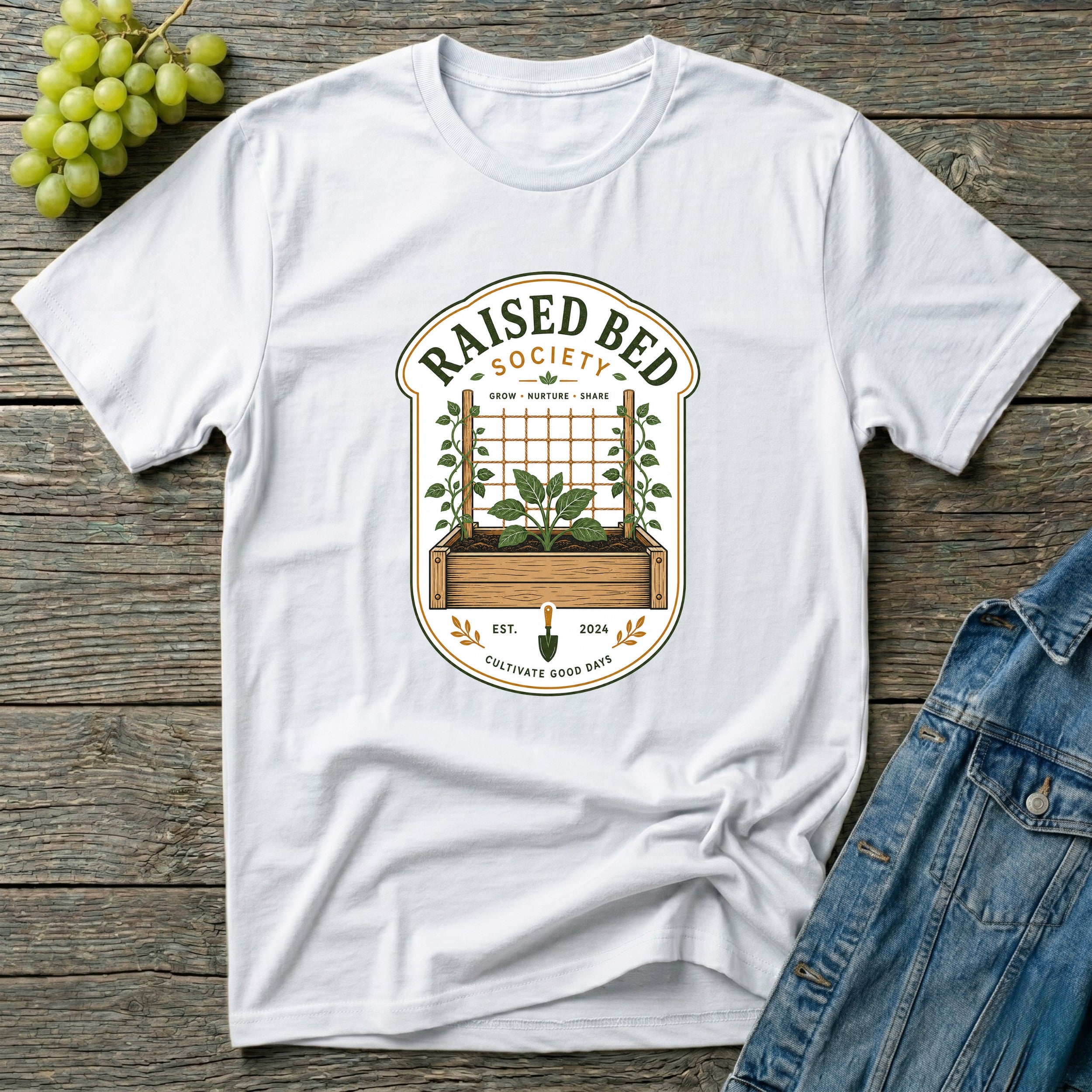 Raised Bed Society Gardening T-Shirt